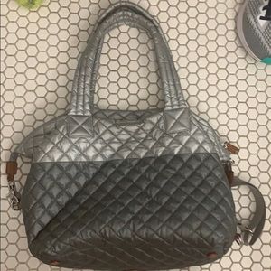 MZ Wallace Large Silver Sutton